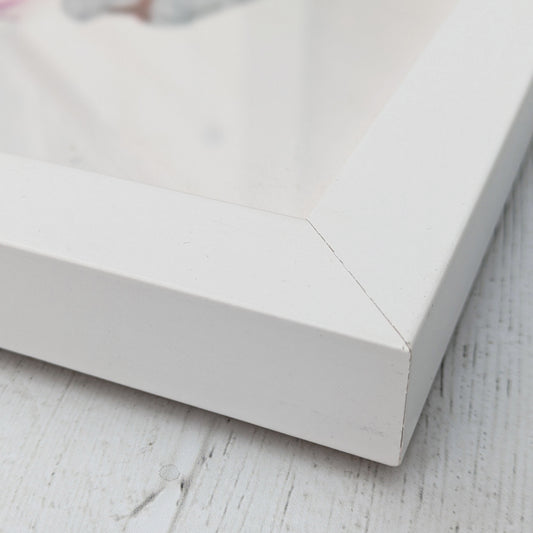 Frame - Painted Wood - White - 50x23cm
