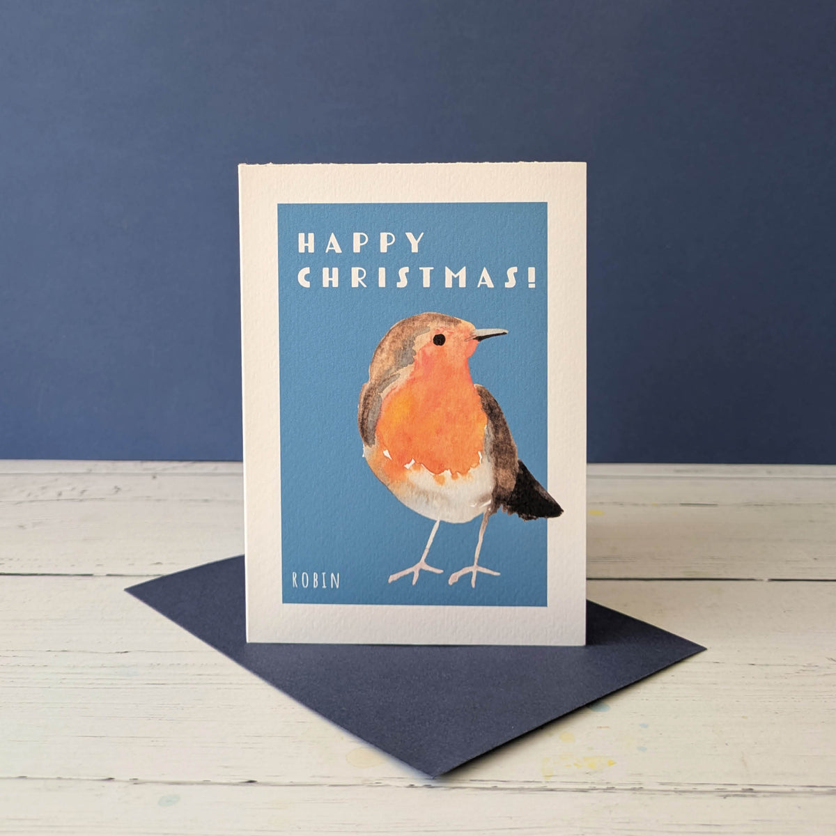 Christmas card - Robin - Happy Christmas