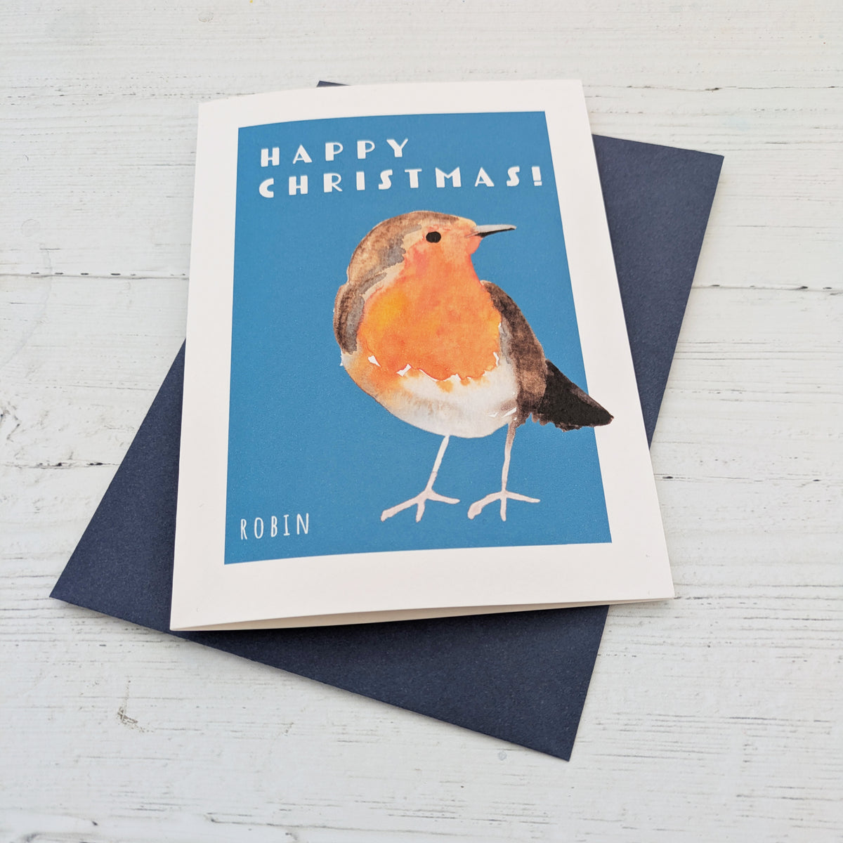 Christmas card - Robin - Happy Christmas