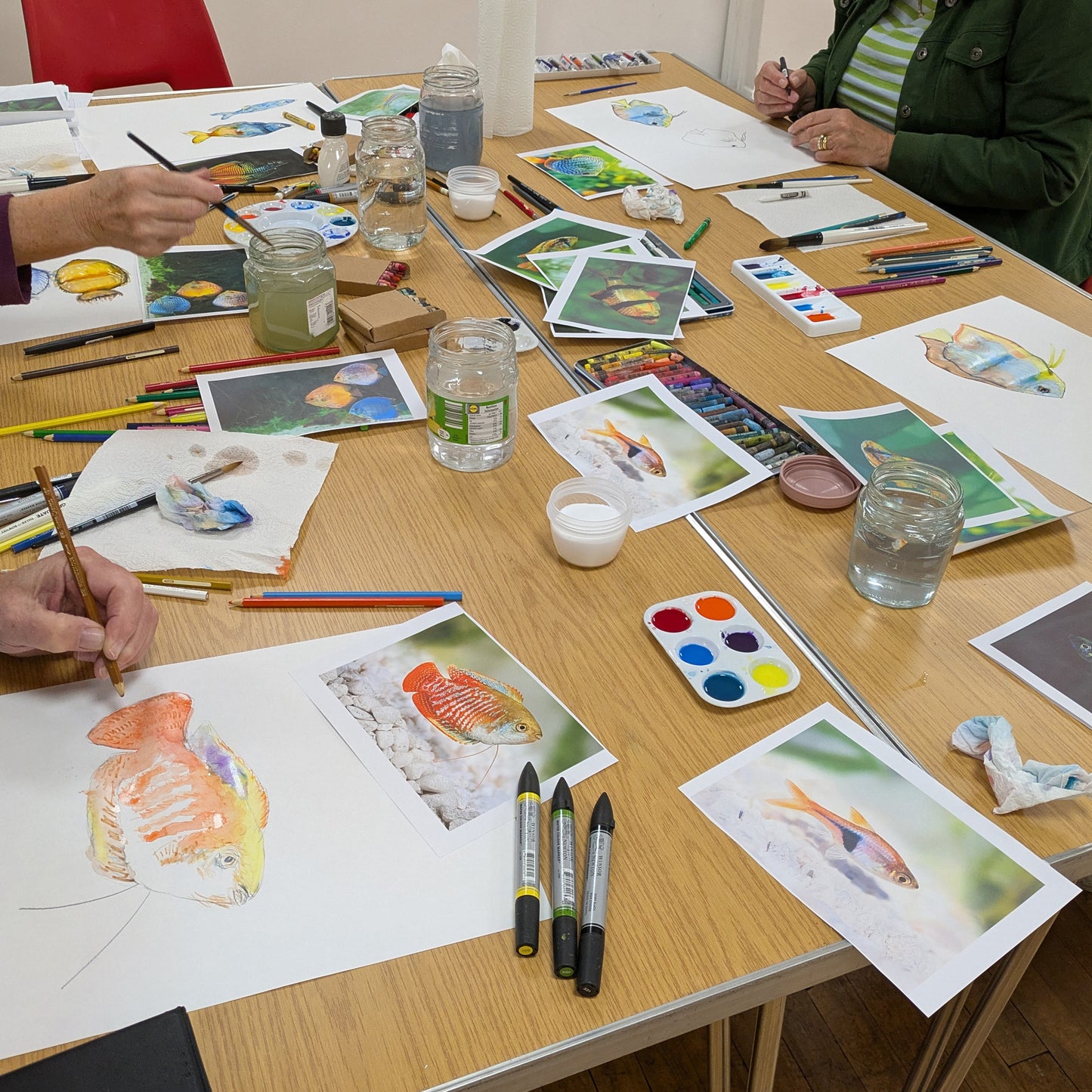 Watercolour Classes - Astwood - Observing & Looking