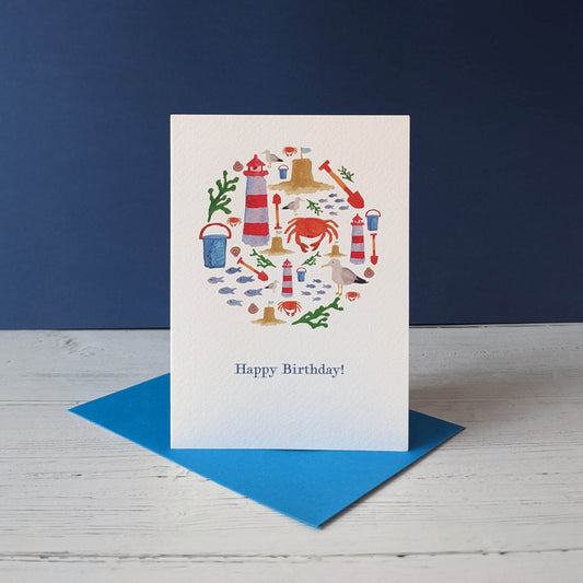 Greetings card - Coast - Happy Birthday