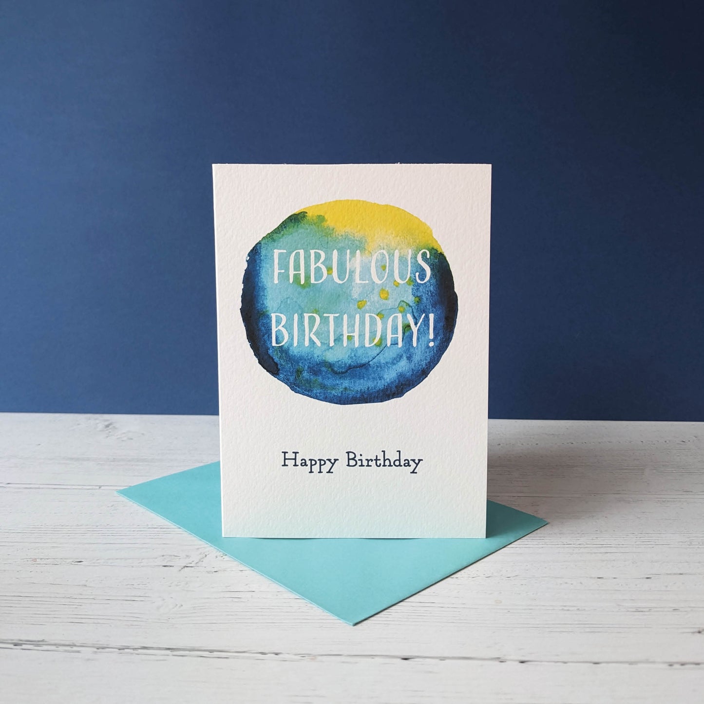 Greetings card - Fabulous birthday - Happy Birthday