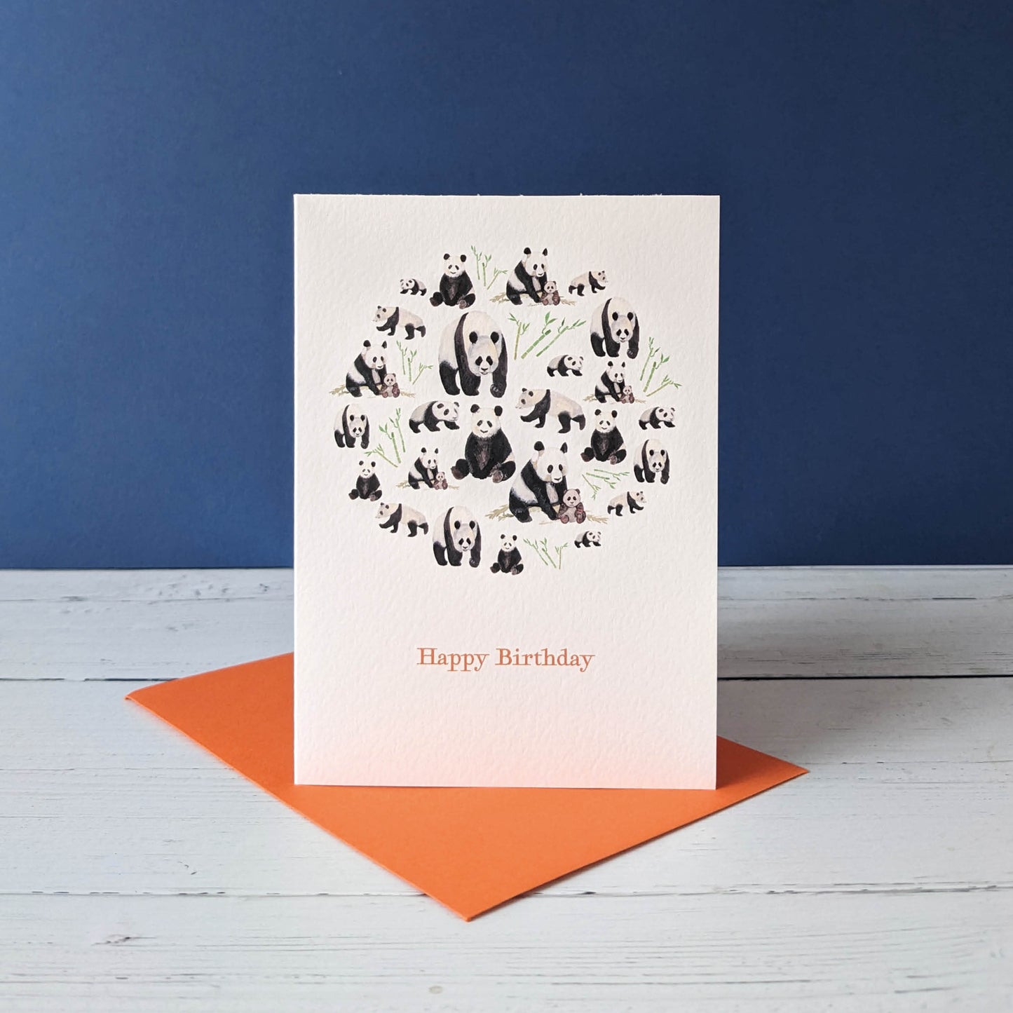 Greetings card - Panda - Happy Birthday