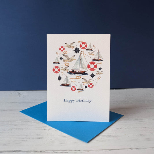 Greetings card - Skipper - Happy Birthday