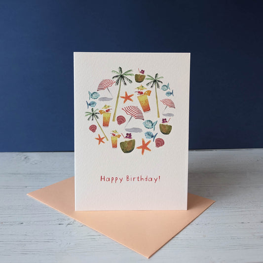 Greetings card - Travel Memories - Happy Birthday