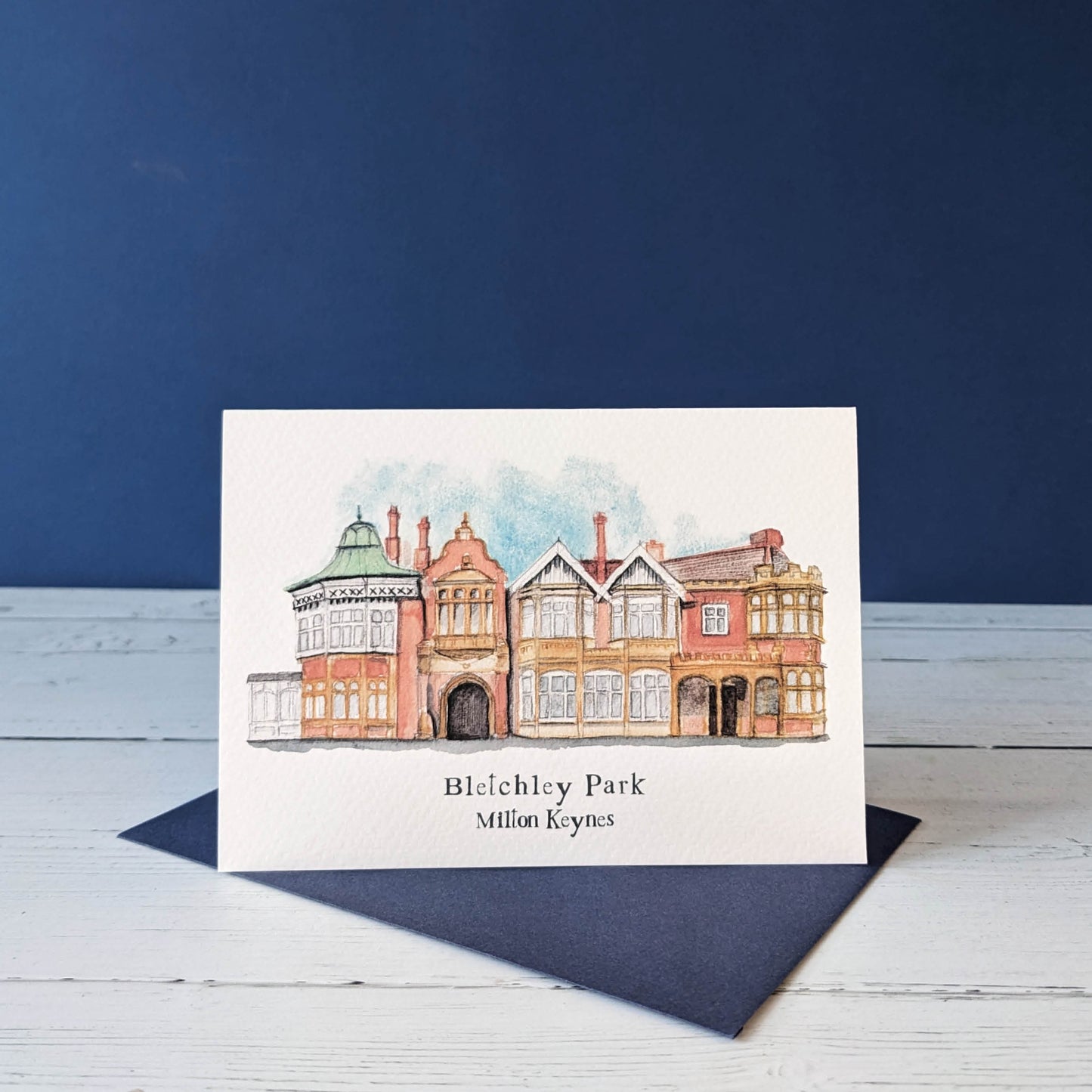 Watercolour Art Print - A Local Collection - Bletchley Park, Milton Keynes