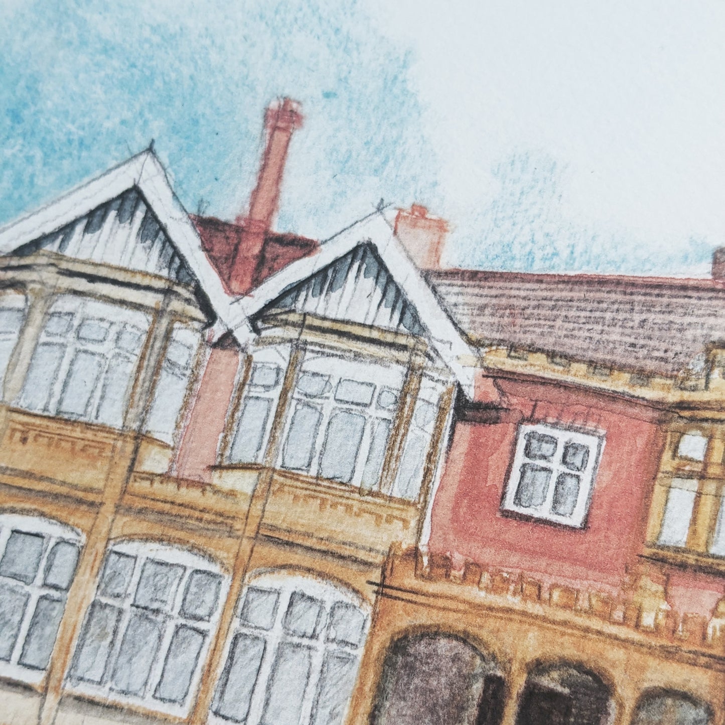 Watercolour Art Print - A Local Collection - Bletchley Park, Milton Keynes