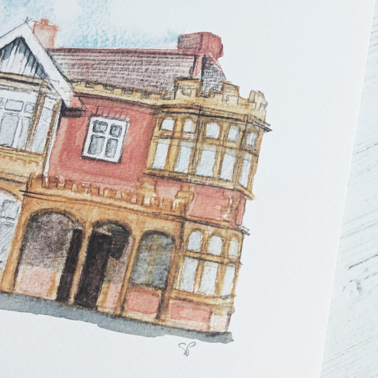 Watercolour Art Print - A Local Collection - Bletchley Park, Milton Keynes