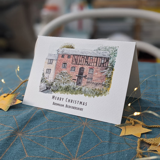 Christmas card - A Local Collection - The Mill, Bromham