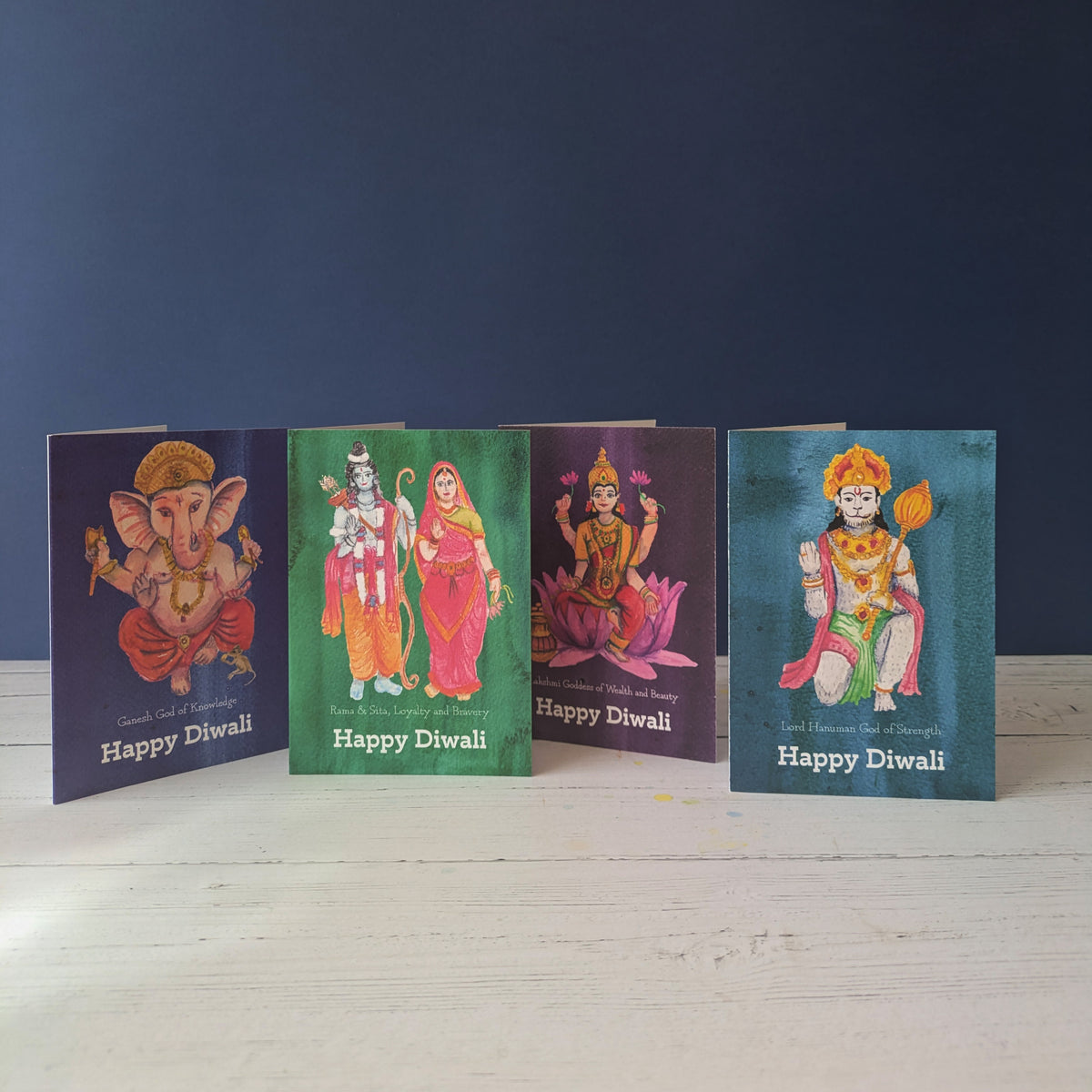 Greetings card - Diwali - Rama & Sita