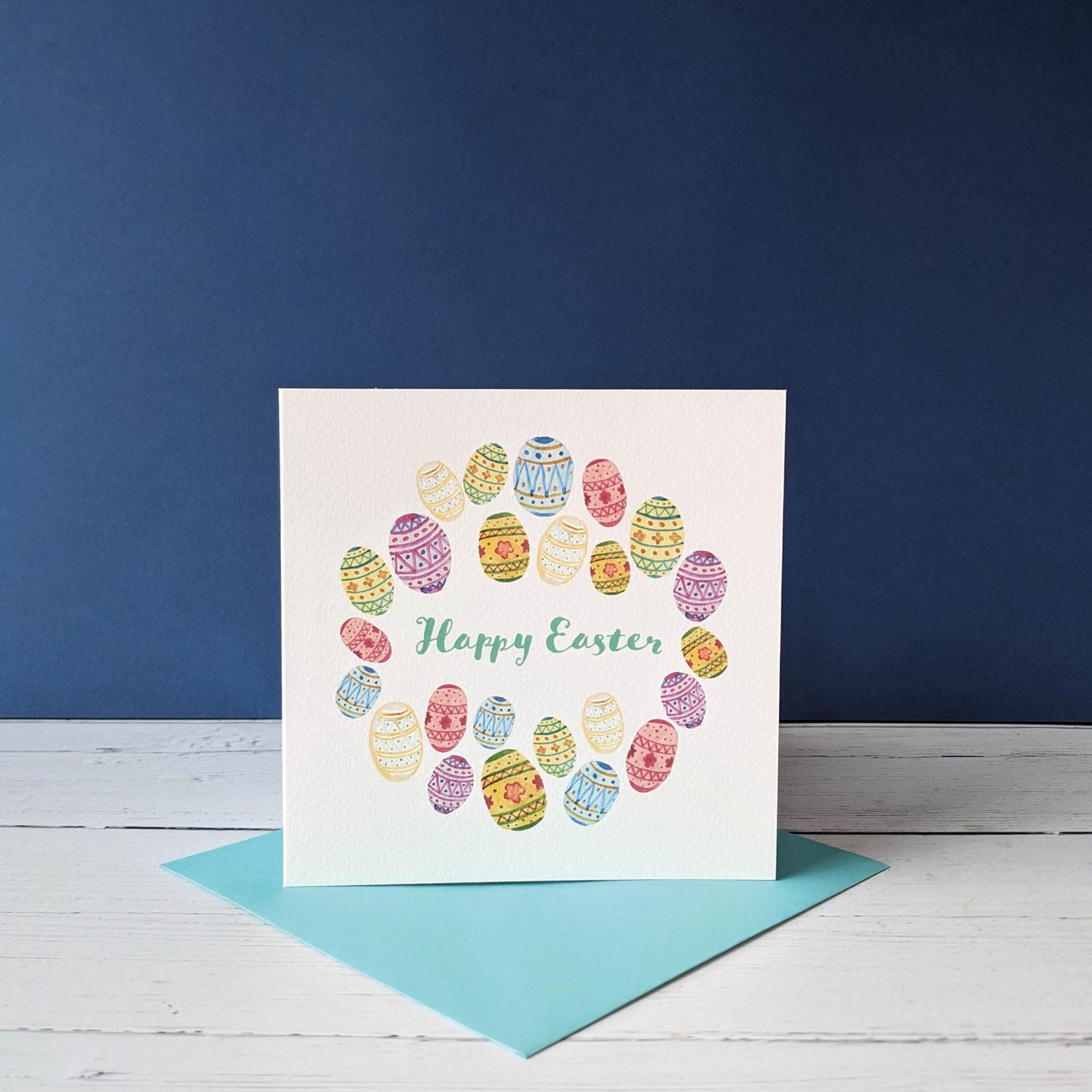 Personalised Greetings Card - Easter Eggs