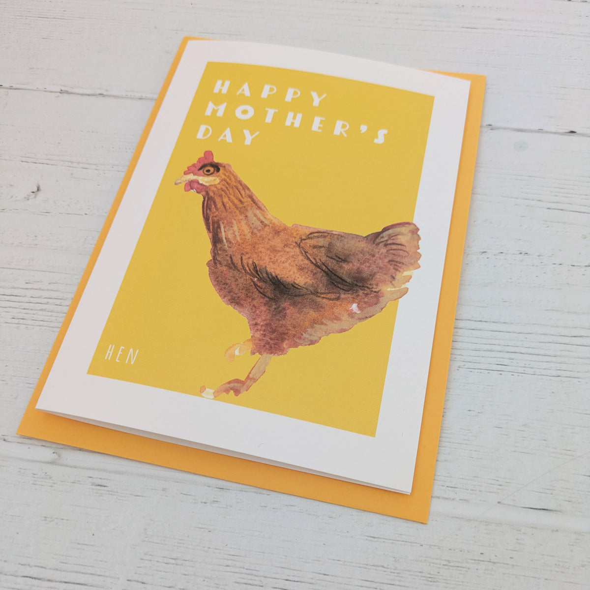 Greetings card - Hen - Happy Mother's Day