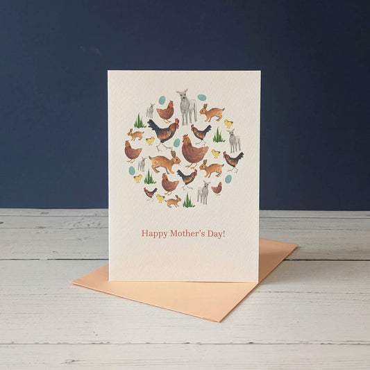 Greetings card - Mother's Day - Spring Animals
