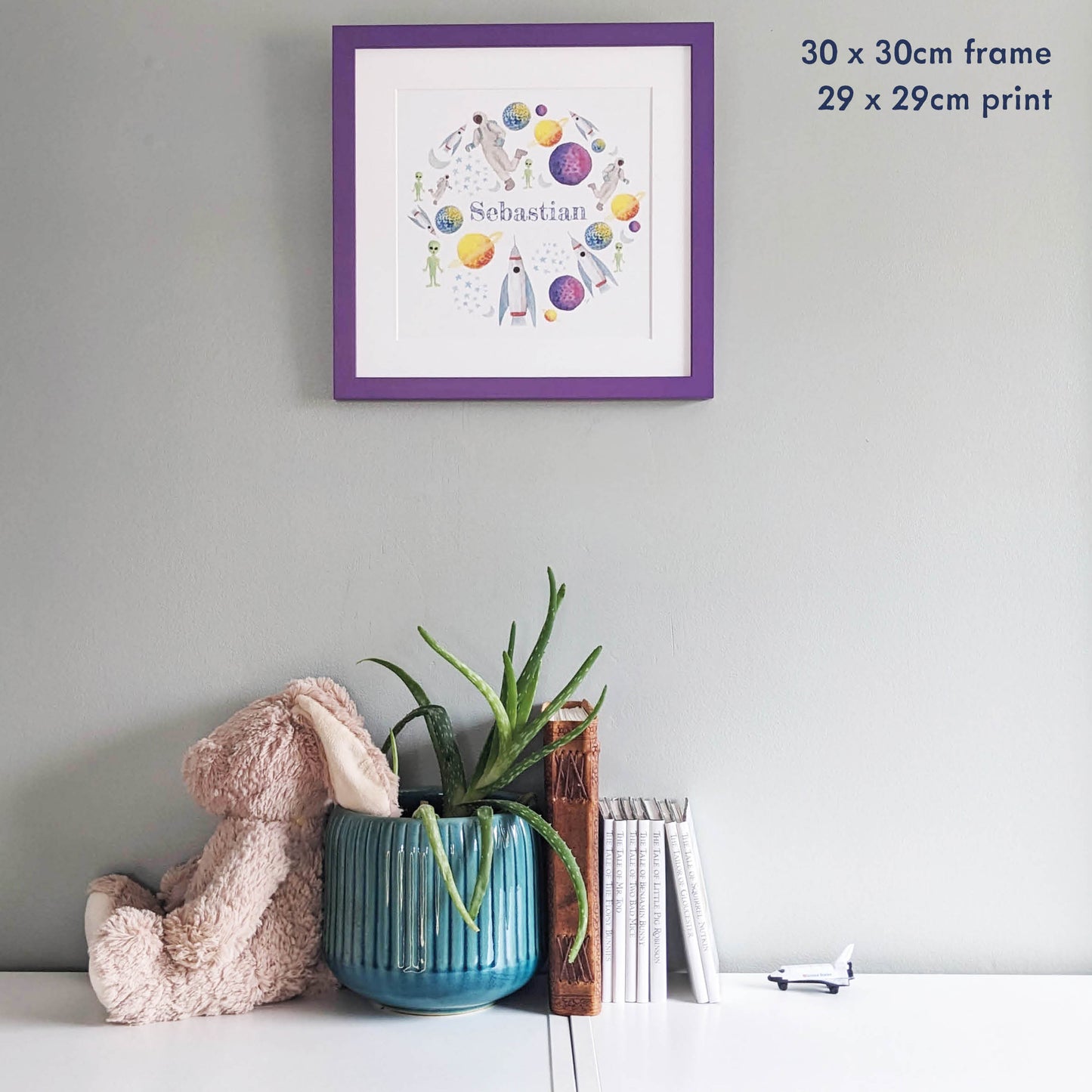 Personalised Watercolour Print - Space Exploration