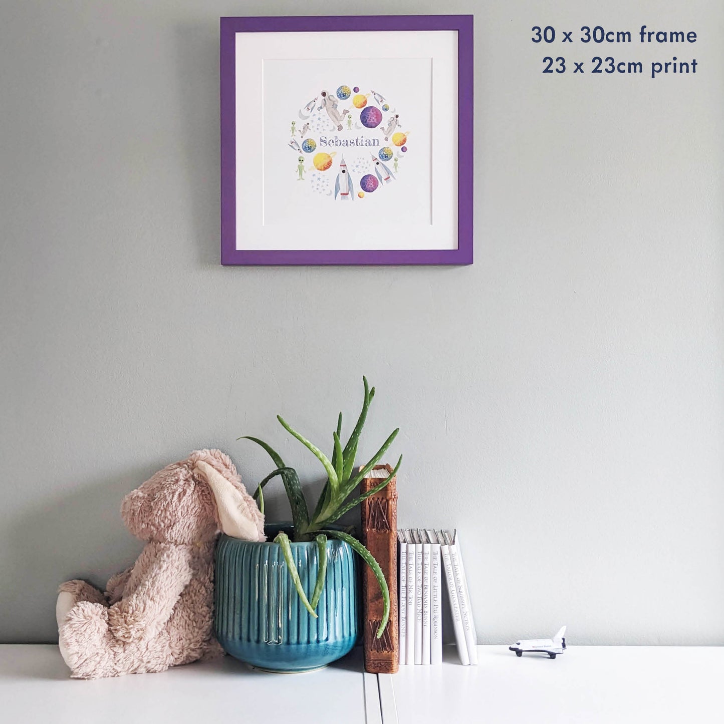 Personalised Watercolour Print - Space Exploration