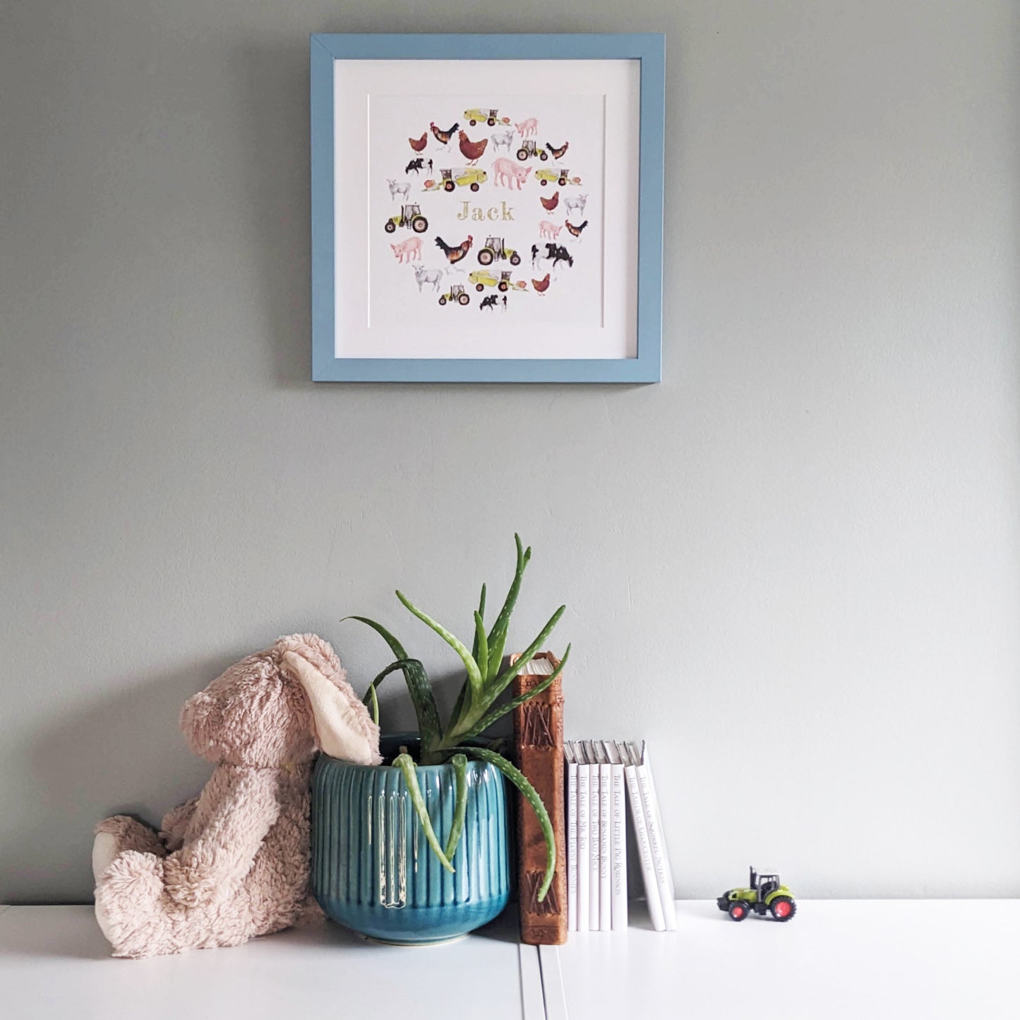 Frame - Coloured - 30x30cm - Pastel Blue