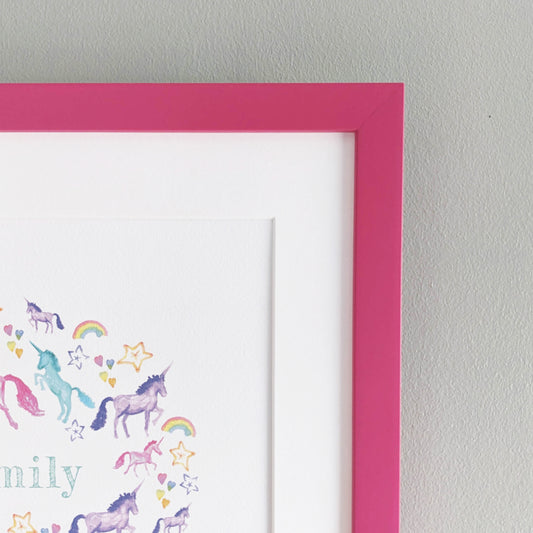 Frame - Coloured - 30x30cm - Hot pink