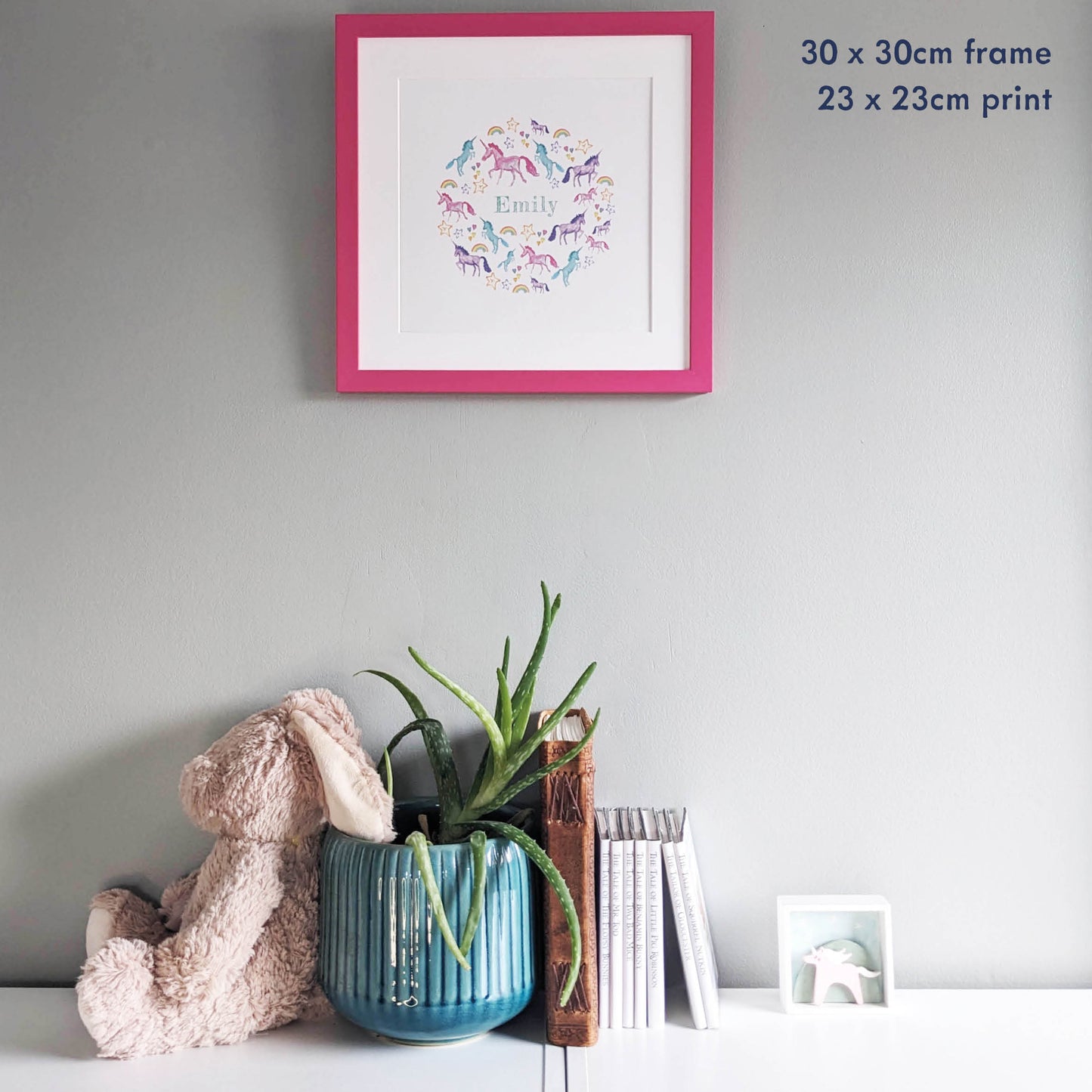 Personalised Watercolour Print - Unicorn Magic