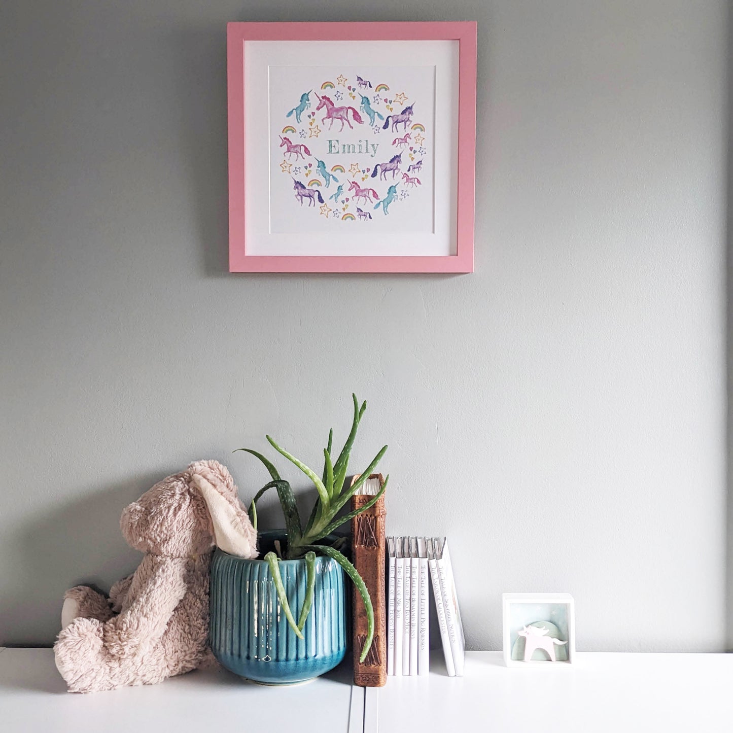 Personalised Watercolour Print - Unicorn Magic