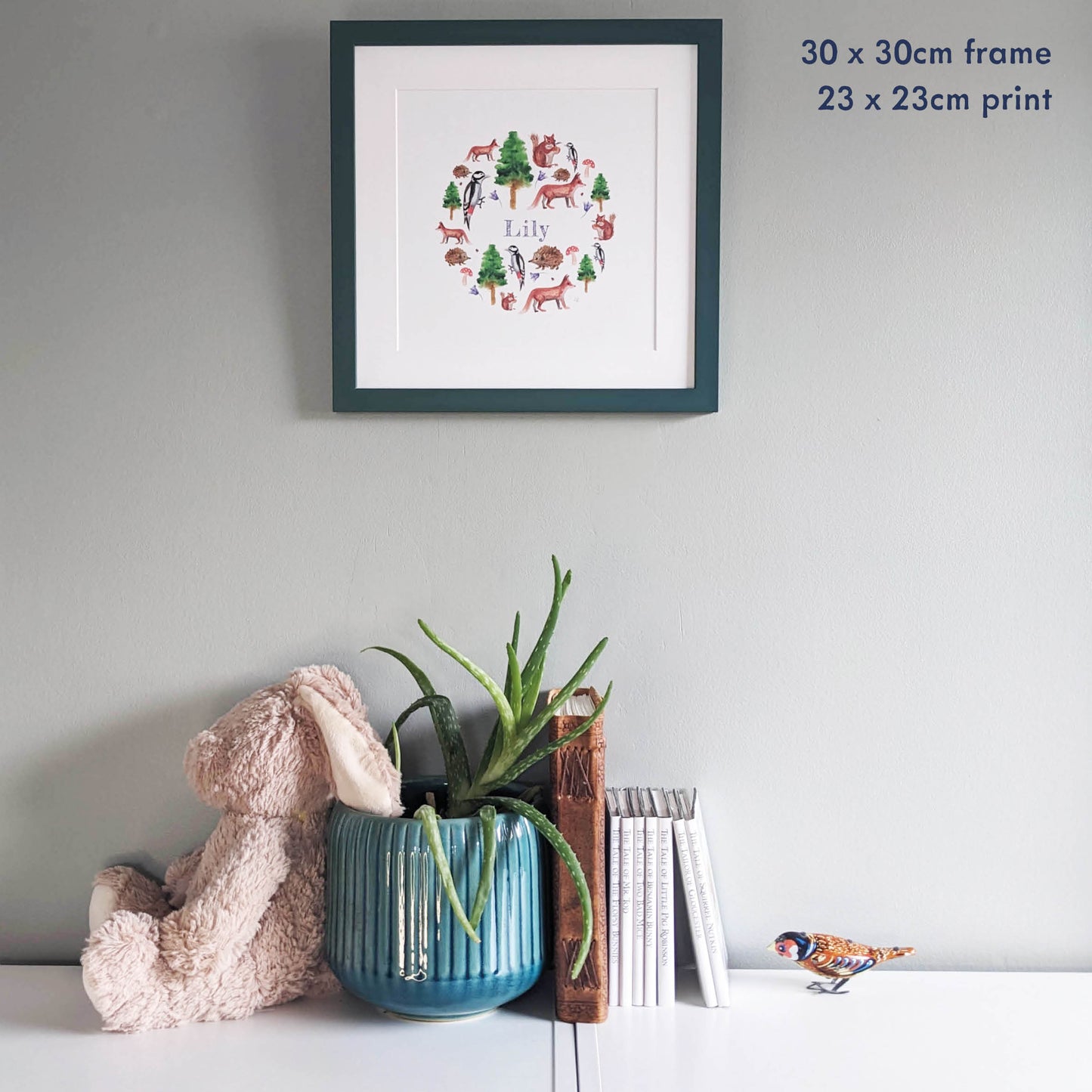 Personalised Watercolour Print - Woodland Clearing