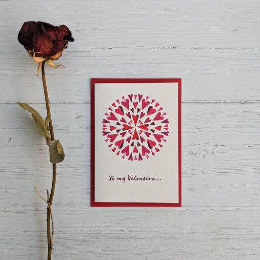 Greetings Card - Valentine's Day - To My Valentine